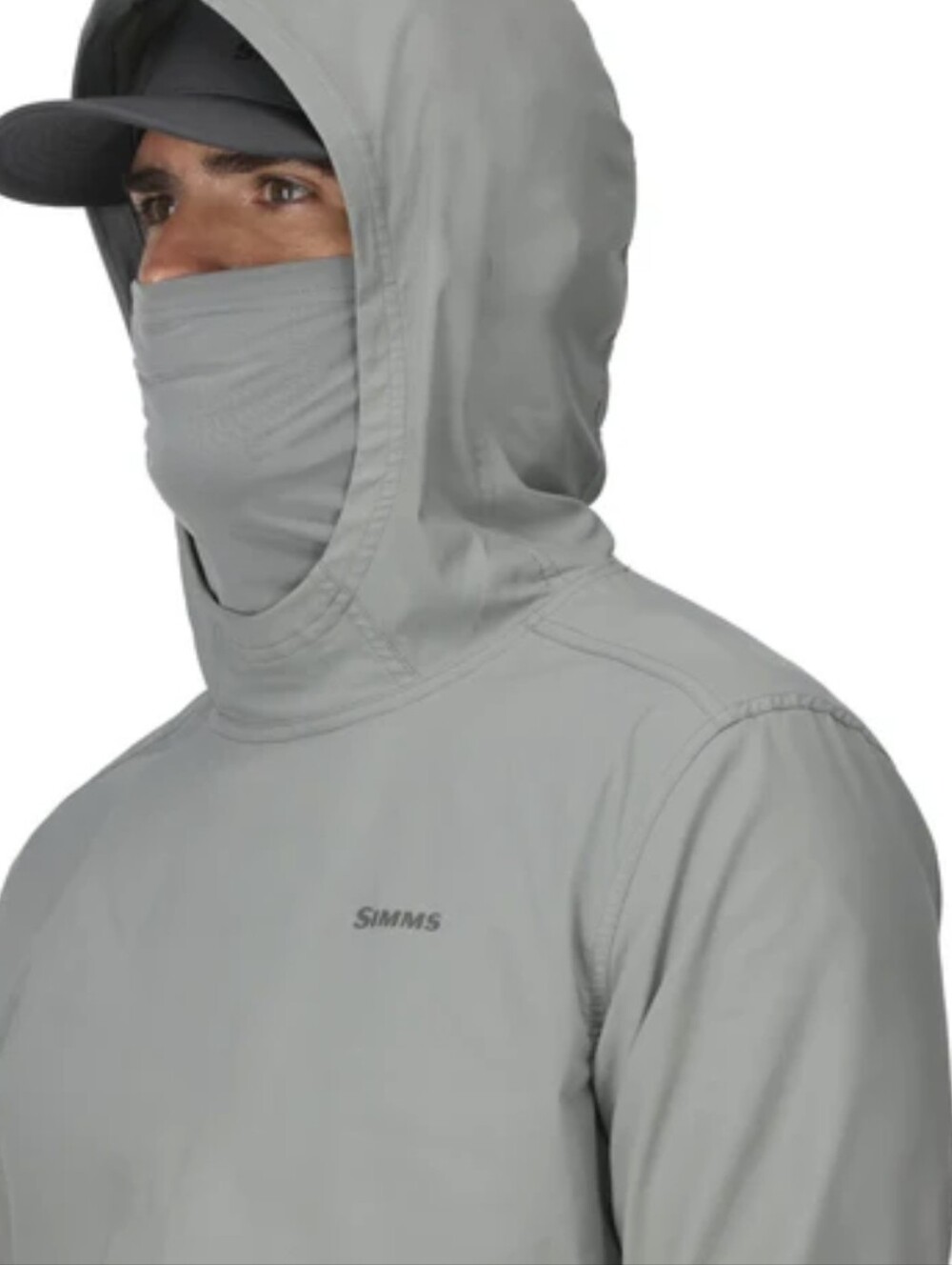 Simms NWT Men's Latitude Hoody, featuring UPF 50 sun protection mechanical Vent - Picture 5 of 16